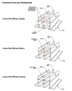 Linear Slot Diffuser Supply, Return