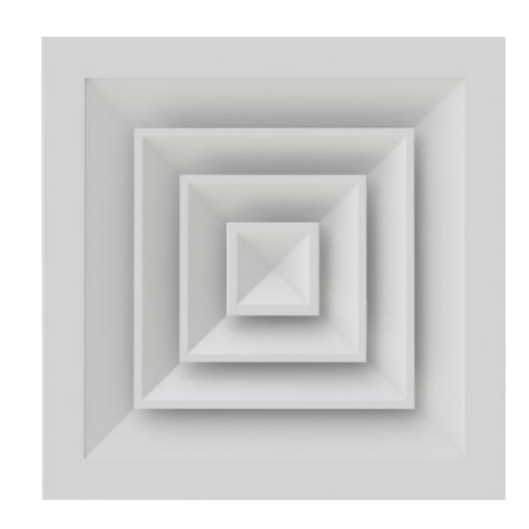 Ceiling Square Diffuser Supply Return