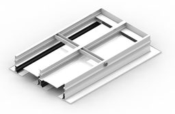 Hidden Flow Bar Rabie grilles Supply and Return
