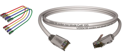 MMC Patch cord 4 pairs RJ45 U/UTP – Category 6 10G – 500MHz LSZH